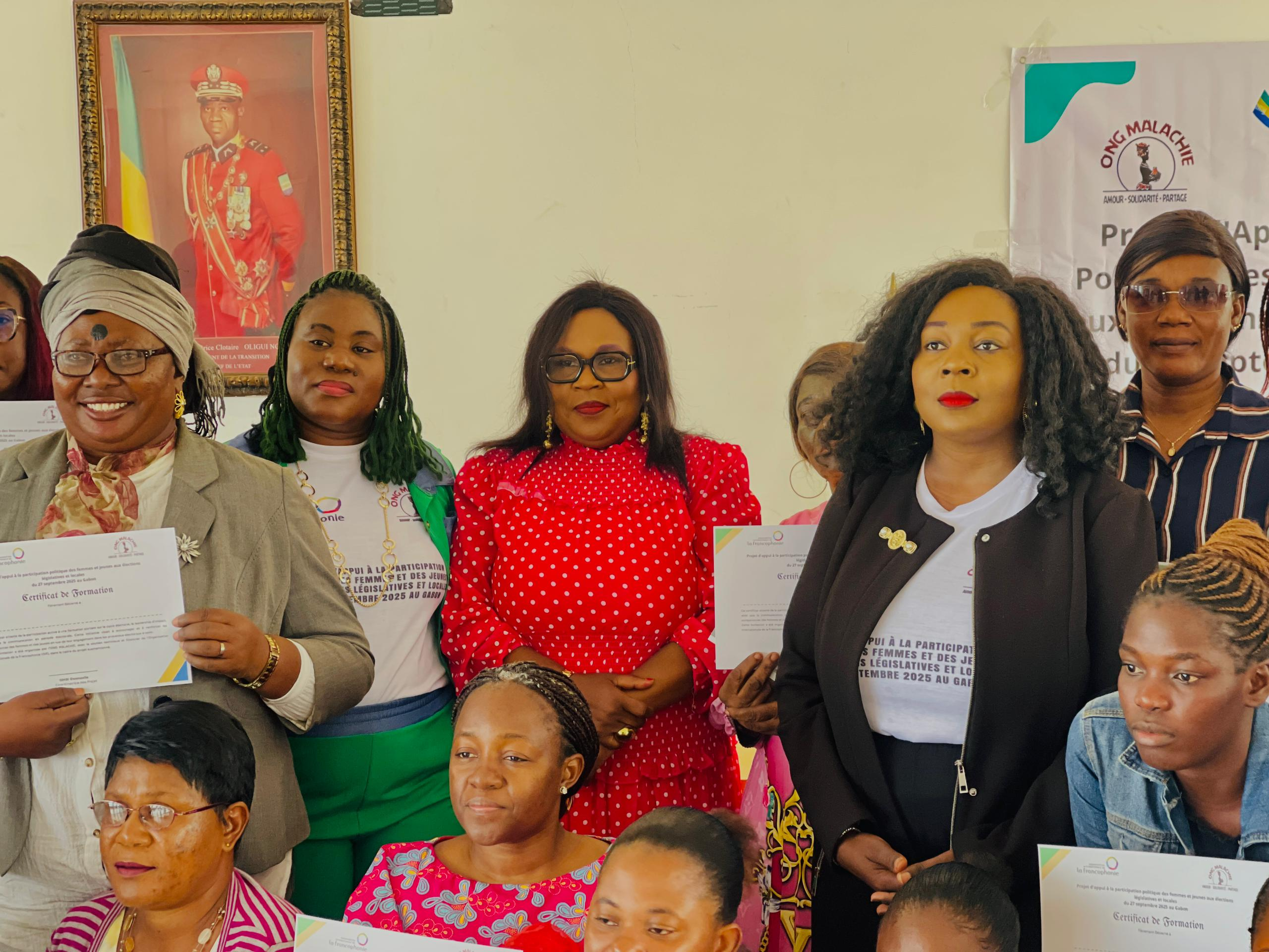 Formation citoyenne : l’ONG Malachie et l’OIF outillent femmes et jeunes à Port-Gentil