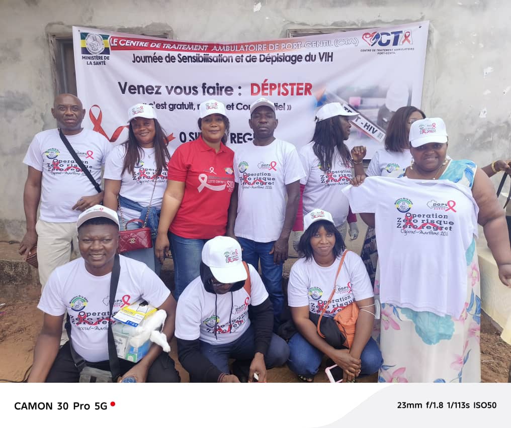 Port-Gentil : le CTA lance l’opération « Zéro risque, zéro regret » pour intensifier le dépistage du VIH/Sida